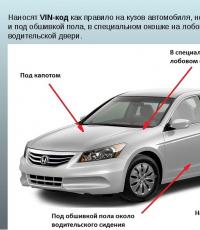 Определение кода краски кузова любого автомобиля по VIN-коду